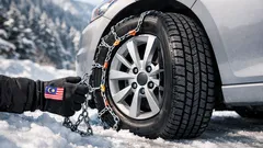 Memandu di Jepun waktu salji: jangan guna tayar biasa, boleh kena saman