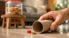 Trik teras tisu tandas untuk saring barang kecil dan elak anak tertelan di rumah