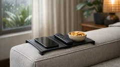 DIY meja mini armrest sofa guna penyendal buku, kemas dan tak sampai RM20