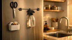 Klip magnet murah yang buat dapur nampak kemas macam barang terapung