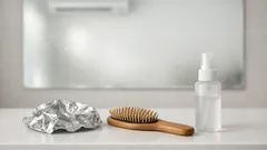 Rambut flyaway sebab aircond? Cuba trik aluminium foil yang cepat dan mudah