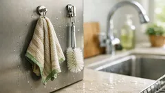 Simpanan terapung: cara mudah kemaskan kawasan sinki dapur yang cepat serabut