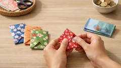 Cara buat sampul duit origami 1 keping yang kemas untuk situasi last minute