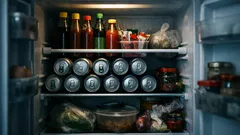 Helah batang penyendal untuk susun peti sejuk sempit supaya barang tak hilang di belakang