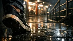 Trik plaster luka pada tapak kasut untuk elak tergelincir atas lantai basah