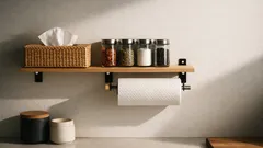 DIY storan dinding bajet untuk rumah sewa: rak tanpa tebuk yang nampak kemas