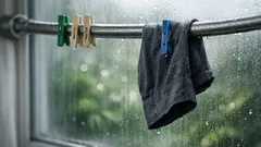 Jemur baju dalam rumah tanpa bau hapak: elak rel langsir, pilih laluan angin