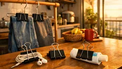 3 kegunaan klip binder yang bukan untuk kertas, tapi memang berguna di rumah