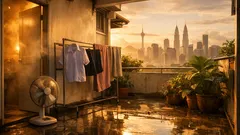 Mesin basuh-pengering atau pengering bilik mandi: mana lebih jimat bil elektrik di Malaysia