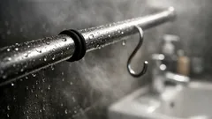 Trik getah rambut untuk kunci S-hook supaya tak jatuh lagi di bilik air