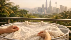 Cara basuh baju knit supaya tak mengecut: elak 3 ‘NG’ yang ramai buat