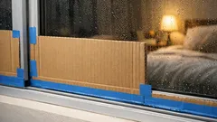 Saya tampal kadbod pada tingkap semalaman, suhu bilik naik 2°C dan bilik rasa kurang berangin